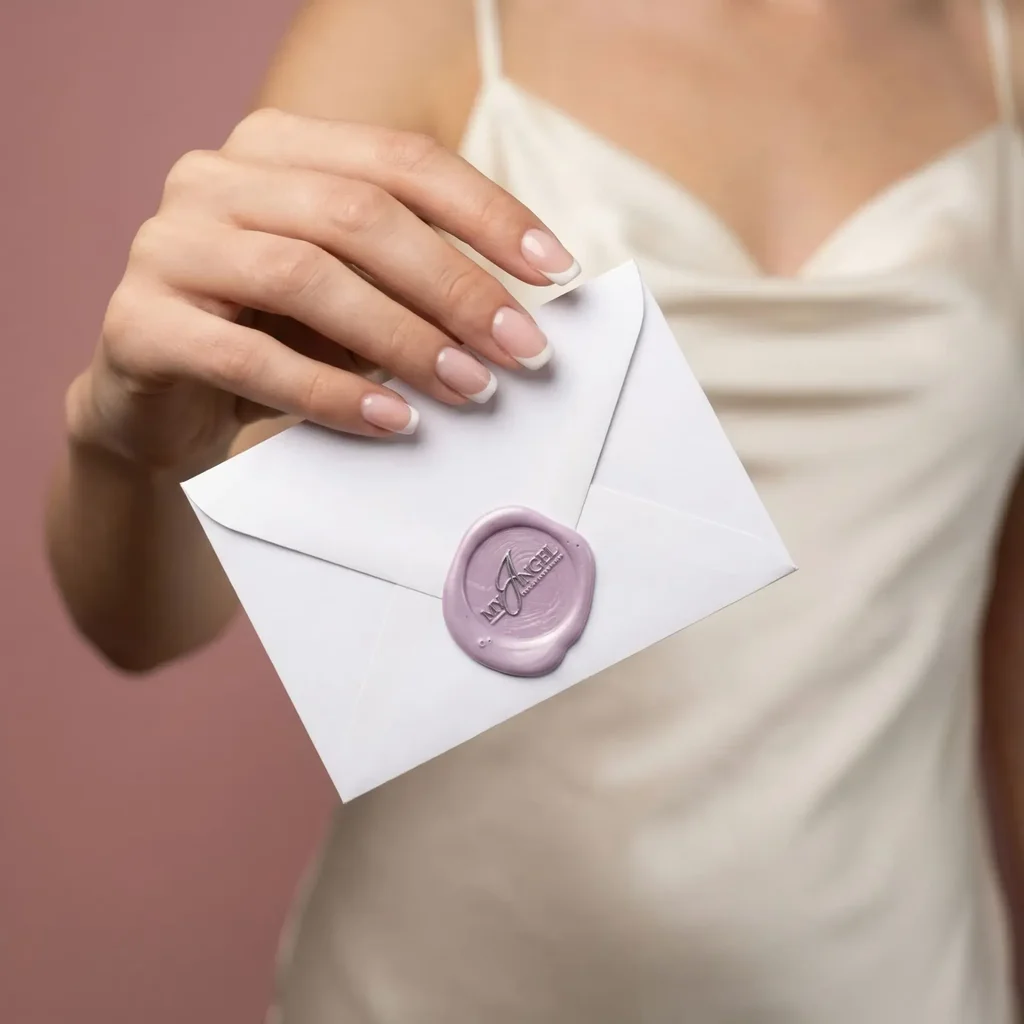 Envelope with wax seal